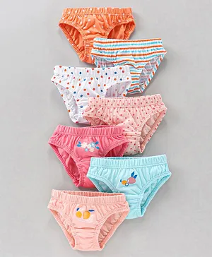 Wonder Nation Girls 100% Cotton Panty Briefs: 14 Pack Size 18, 16, 4