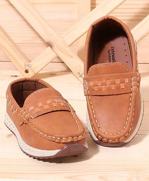 Cute Walk by Babyhug Formal Wear Loafers - Brown