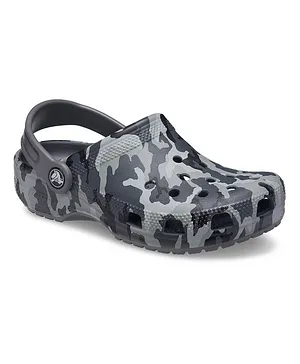 Crocs Classic Camo Print Casual Wear Clogs - Multi Colour