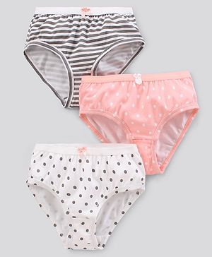 Pine Kids Antimicrobial & Biowashed Panties Pack Of 3 (Colour May Vary)