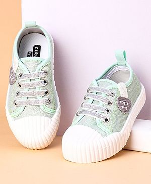 Cute Walk by Babyhug Casual Shoes Mushroom Design - Green