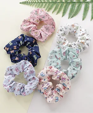 Pine Kids Scrunchies Pack Of 6 - Multicolor 