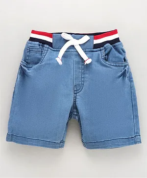 Doreme Denim Shorts Washed - Blue