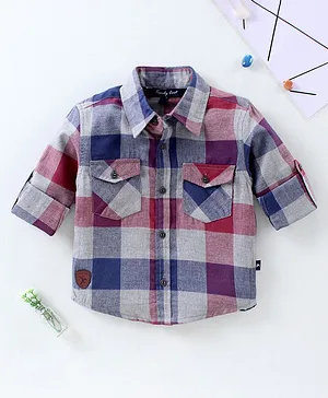 Trendy Cart Full Sleeves Checked Shirt - Multi Color
