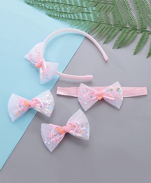 Babyhug Hair Accessories Combo Set - Pink