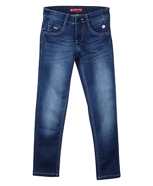Monte Carlo Full Length Solid Jeans - Ice Blue