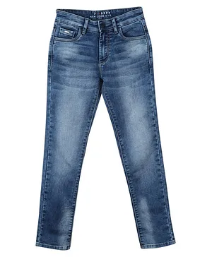 Monte Carlo Full Length Solid Jeans - Ice Blue