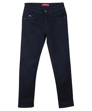 Monte Carlo Full Length Solid Jeans - Navy Blue