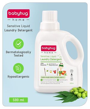 Babyhug Home Sensitive Liquid Laundry Detergent - 500 ml
