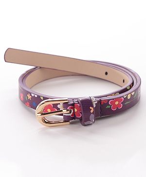 Babyhug Belt With Buckle Closure Free Size - Purple
