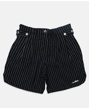 Ziama Striped Shorts - Navy Blue