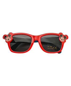 Babyhug Disney Mickey Mouse Sunglasses - Red and Blue