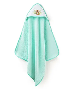 Tidy Sleep 100%Organic Cotton Hooded Baby Towel - Mint Green