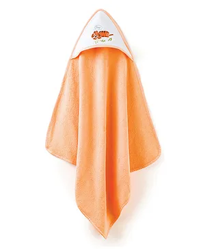 Tidy Sleep 100% Organic Cotton Hooded Baby Towel - Peach