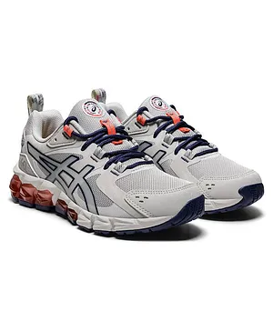 ASICS Kids Gel Quantum 180 Gs Solid Casual Shoes - Grey Blue
