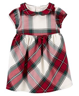 Carters Baby Plaid Collared...