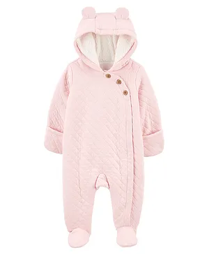 Carter's Sherpa-Lined Pram - Pink