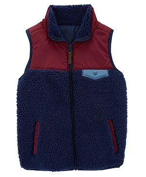 Carter's Zip-Up Vest - Navy