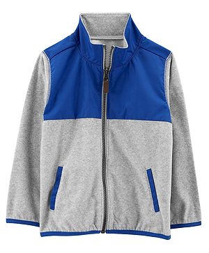 Carter's Zip-Up Warm Fleece Jacket - Grey