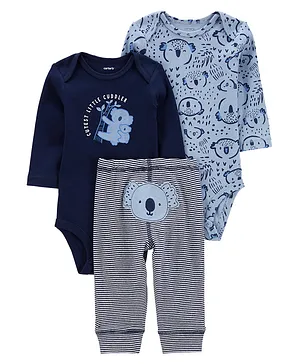 Carter's 3-Piece Koala Onesie with Pant Set  - Blue
