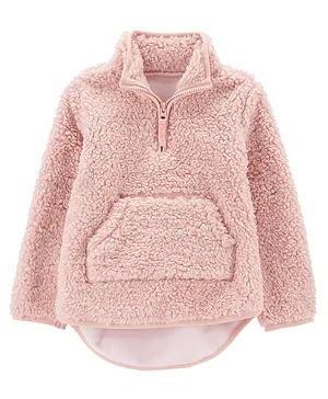 Carter's Sherpa Warm Fleece Pullover - Pink