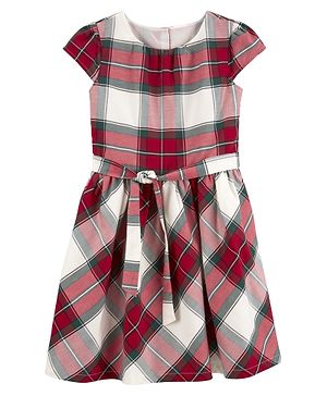 Carters Toddler Plaid Sateen...
