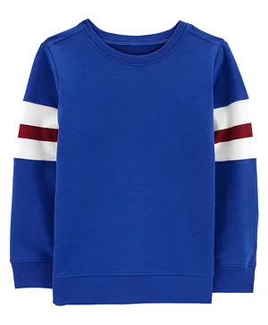 Carter's French Terry Pullover- Blue