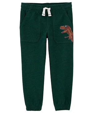 Carter's Pull On French Terry Pants - Green