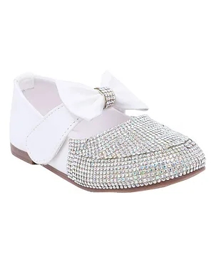 Mine Sole Stone Detailing Bellies - White