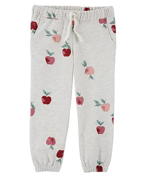 Carter's Apple Pull-On French Terry Joggers - Grey