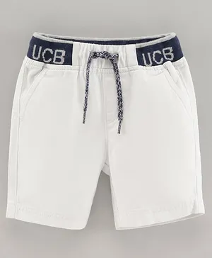 UCB Knee Length Shorts - White