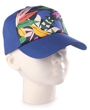 Babyhug Summer Cap Floral Print Multicolour - Diameter 16 cm