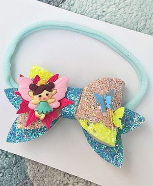 FOLLOW THE NEEDLE Fairy Rubber Band - Blue