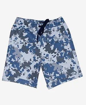 Kiddopanti Camouflage Shorts - Blue