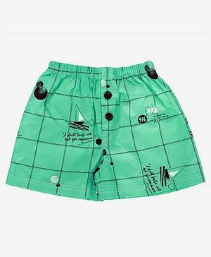 Chipbeys Checked Shorts - Green
