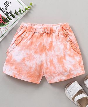Babyhug Knee Length Shorts - Rust