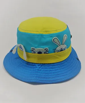 Kid-O-World Animals Patch Detailing Hat - Blue & Green