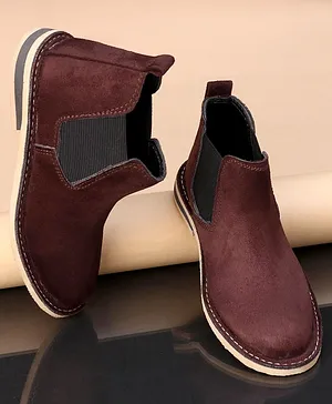 Hoppipola Elasticated Shoes - Dark Brown