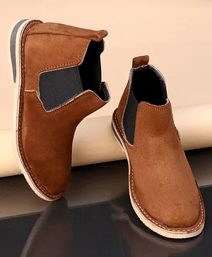 Hoppipola Elasticated Shoes - Light Brown