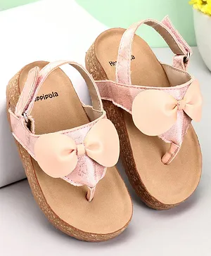 Hoppipola Bow Detail Sandals - Pink