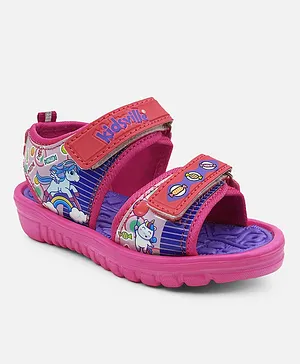 Kidsville Featured Unicorn Print Casual Wear Sandals - Pink