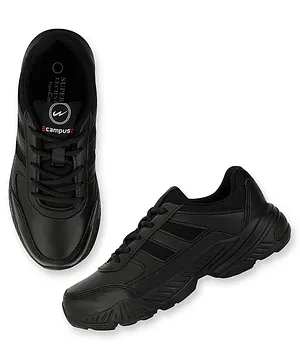 Campus Bingo 151S Unisex Solid School Shoes - Black
