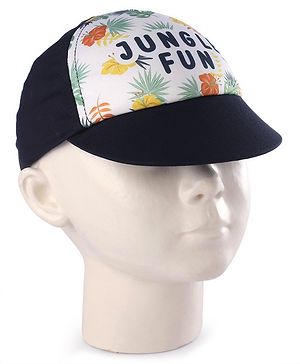 Babyhug Summer Cap Jungle Print Multicolour - Diameter 14 cm