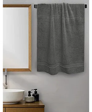 SWHF Chic Home Cotton Royal Luxury Bath Towel - Grey