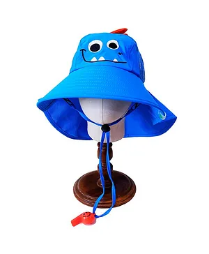 Tipy Tipy Tap Alligator Sun Hat With Tail - Blue
