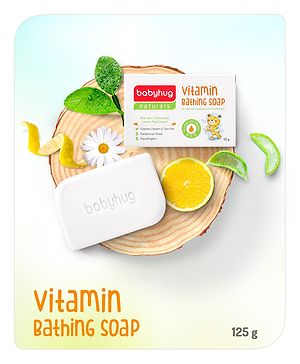 Babyhug Naturals Vitamin Bathing Soap - 125 gm