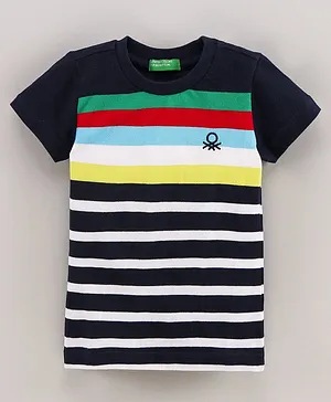UCB Short Sleeves T - Shirt With Striped Pattern -