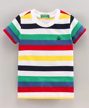UCB Half Sleeves Striped T-Shirt - Multicolor