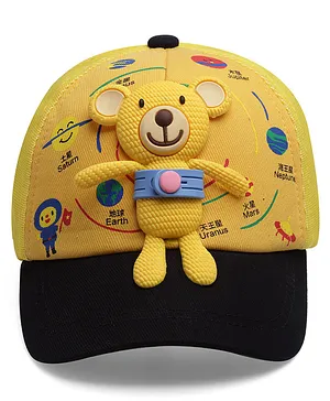Babymoon Teddy Summer Cap Yellow - Diameter 28 cm