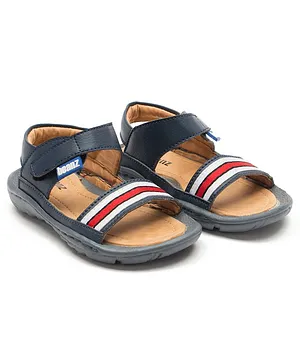 Beanz Striped Casual William Sandals - Navy Blue